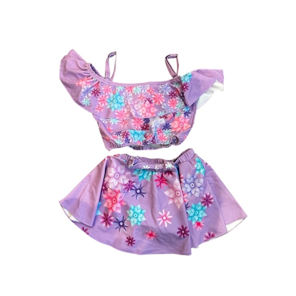 Encanto Isabella Inspired Girls  2 Piece Swimsuit Bin 2